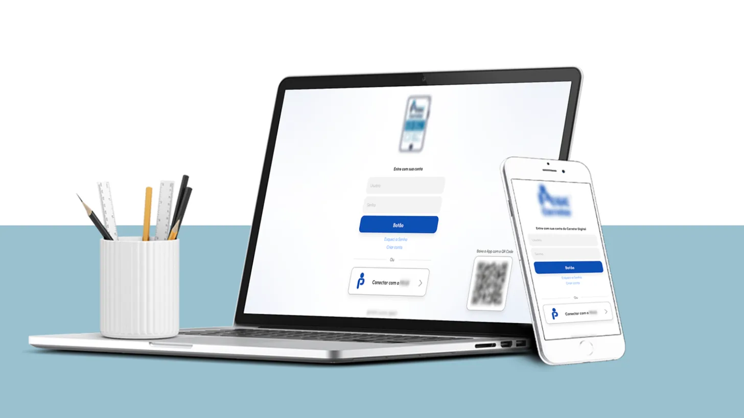 Broker portal sign-in, web and mobile