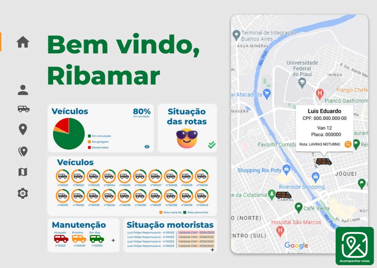 School transport tracking dashboard